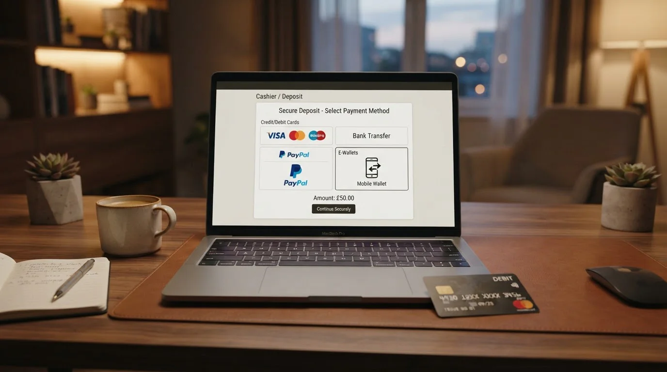 bet365 casino interface showing Google Pay deposit option