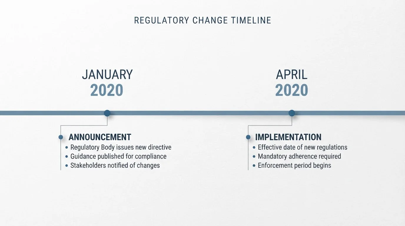 UK Gambling Commission regulatory document and timeline