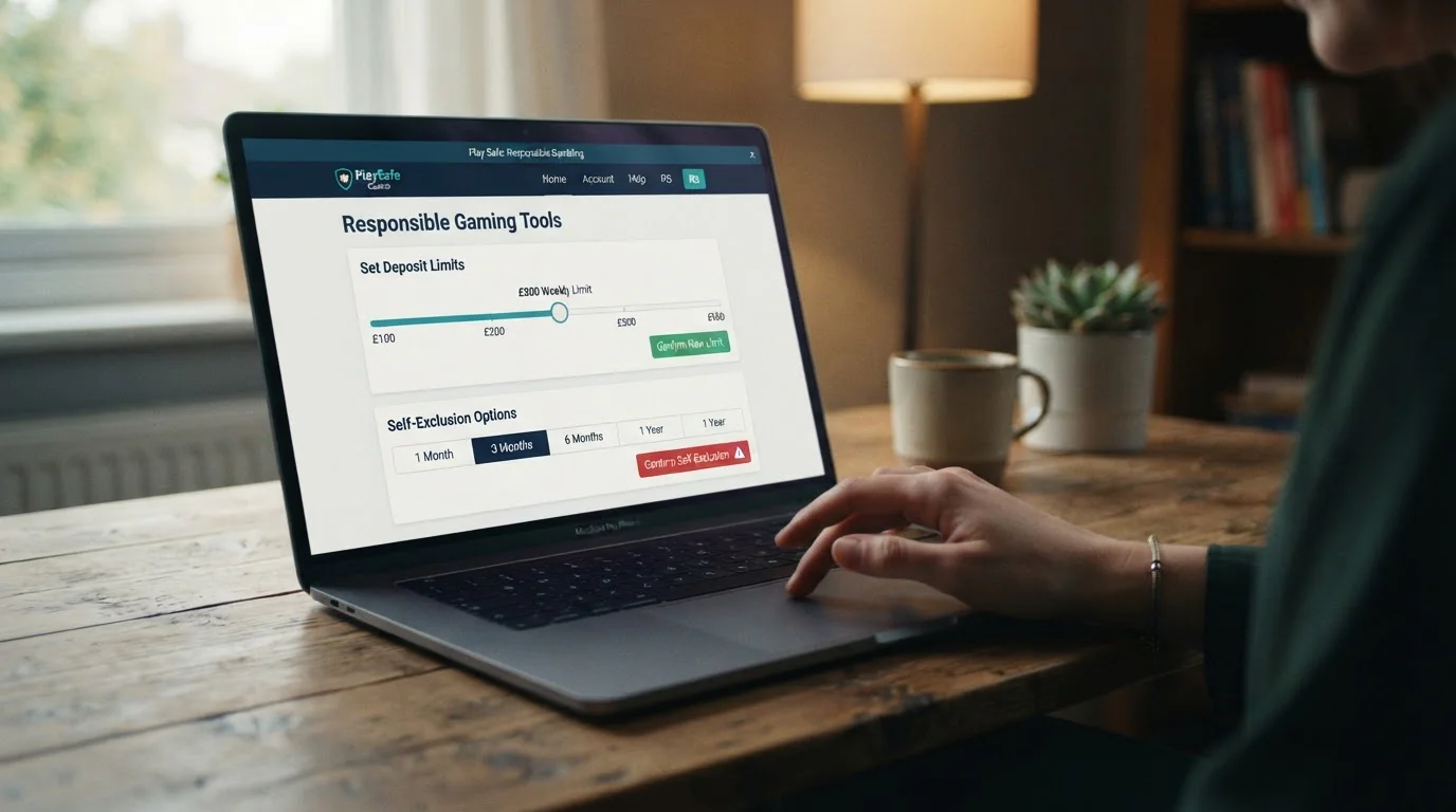 Responsible gambling tools with deposit limit controls and self-exclusion options