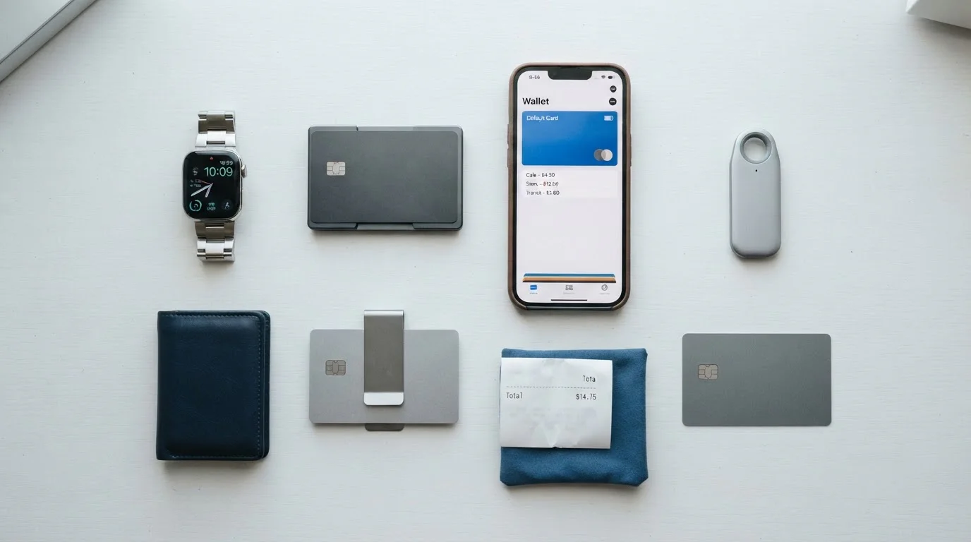 Comparison of payment methods showing debit card and e-wallet options