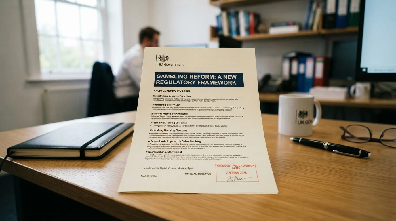 UK Gambling Commission regulatory document showing affordability check changes